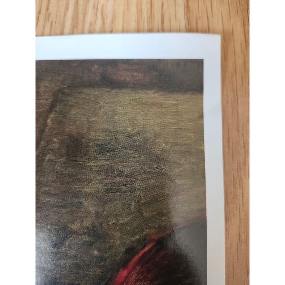 Indian by Firelight Calendar Print Joseph Henry Sharp Native American Art 9x8 - Picture 6 of 8